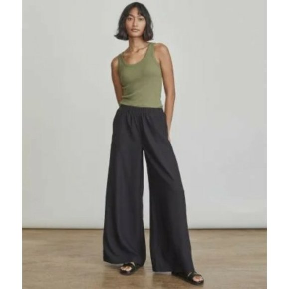 Wide Leg High Waist Pants - Picture 1 of 12